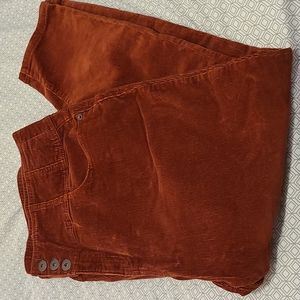 NoBo burnt orange corduroy pants